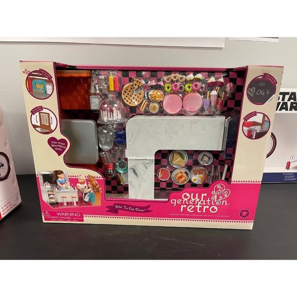 Our Generation Toys Our Generation Bite To Eat Retro Diner 8 Doll